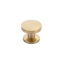 Schaub Northport 1 3/8 inch Diameter Round Knob in Signature Satin Brass