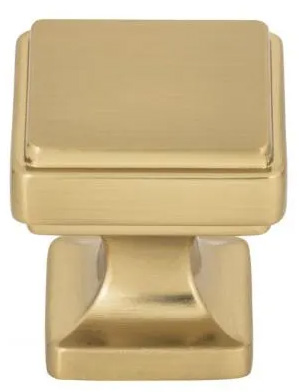 Atlas Homewares Kate Knob 1 1/8 Inch Warm Brass