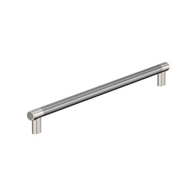 Amerock Esquire 18 Inch cc Appliance Pull Polished Nickel/Stainless Steel
