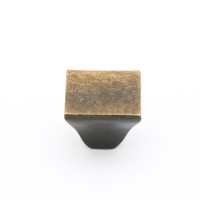 Schaub Vinci, Knob, 1-1/4" dia, Antique Bronze - Unlacquered Living Finish