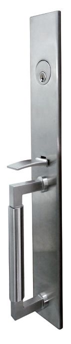 Inox Metropolis Mortise Handleset