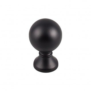 Top Knobs TK801BLK Kara 1 inch Cabinet Knob Black
