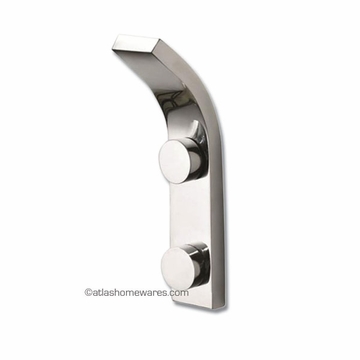 Atlas Homewares Solange Bath Collection Bath Hook in Polished Chrome