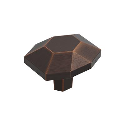 Amerock St. Vincent 1-5/8 Inch cc Rectangle Cabinet Knob Oil-Rubbed Bronze
