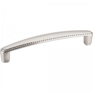 Hardware Resources Lindos 128 mm CC Cabinet Pull in Satin Nickel