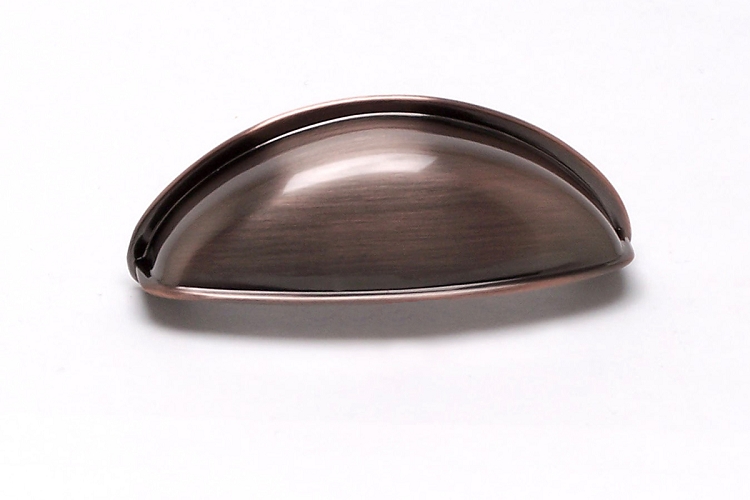 Berenson Euro Moderno 64mm CC Cup Pull in Bushed Antique Copper