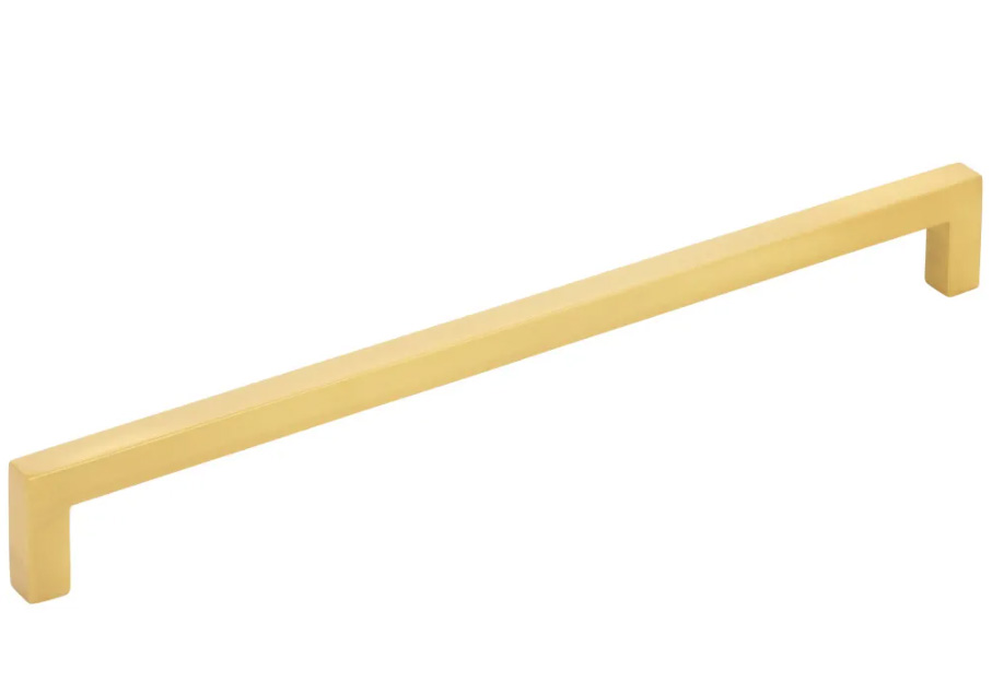 Hardware Resources 224 mm CC Brushed Gold Square Stanton Cabinet Bar Pull