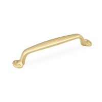 Schaub Country 6 inch CC Cabinet Pull in Satin Brass