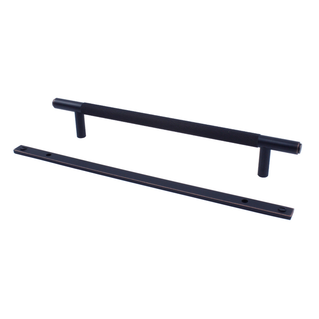 Century Diamond Knurling 160mm CC Pull in OIl Rubbed Bronze