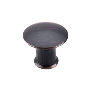 Top Knobs M1592 Lund Knob 1 1/4 Diameter Tuscan Bronze