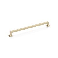 Schaub Menlo Park Pull 10 inch cc Signature Satin Brass