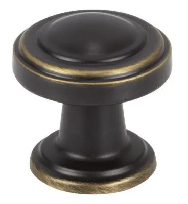 Atlas Homewares Bronte Knob 1 1/8 Inch Cafe Bronze