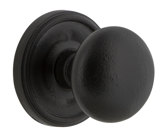 Ageless Iron Keep Knob with Loch Rosette