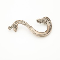 Schaub French Court 3 1/2 inch CC Right Handed Pull in Monticello Silver