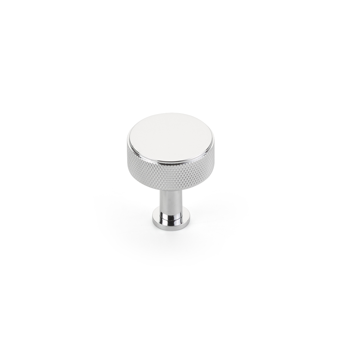 Schaub Pub House, 1-1/4 Inch Knurled Polished Chrome Knob