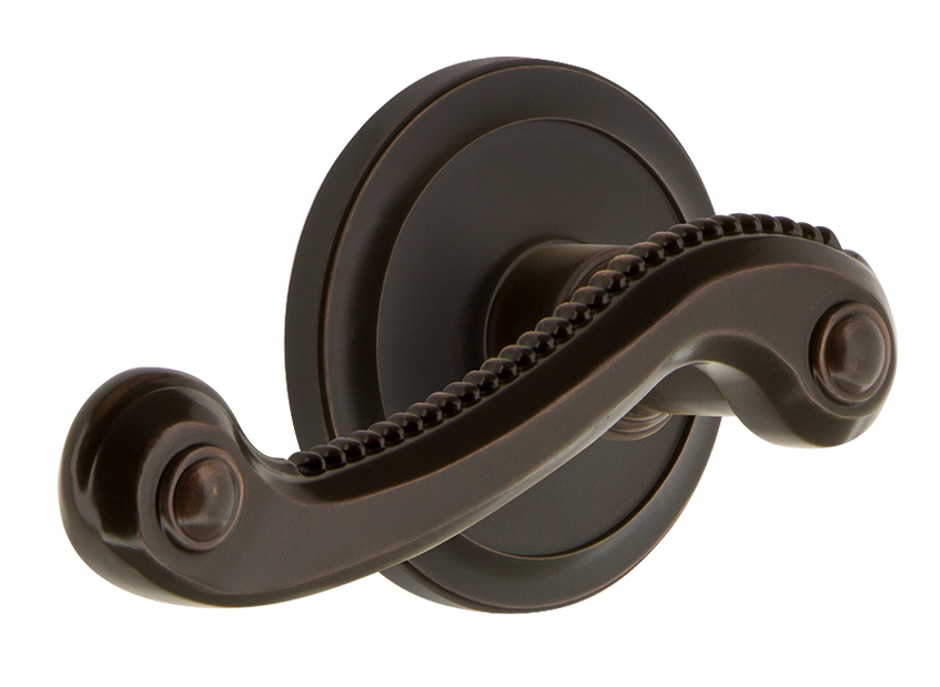 Grandeur Circulaire Rosette with Newport Lever
