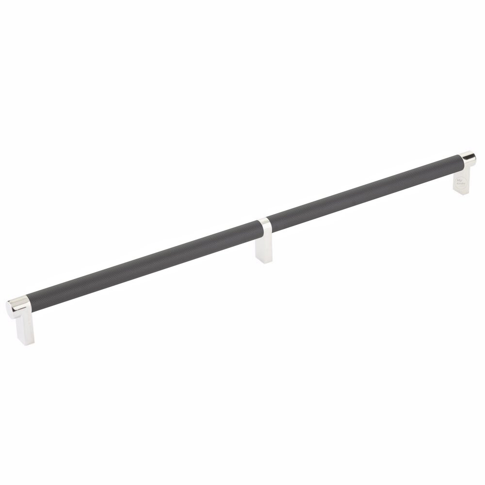 Emtek 18 Inch C to C Select Series Pull - Knurled Bar
