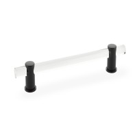 Schaub Lumiere 6 inch cc Pull Acrylic Oil Rubbed Bronze