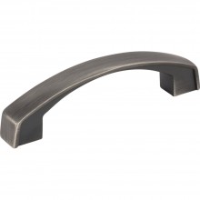 Hardware Resources Merrick 96 mm CC Cabinet Pull in Brushed Pewter
