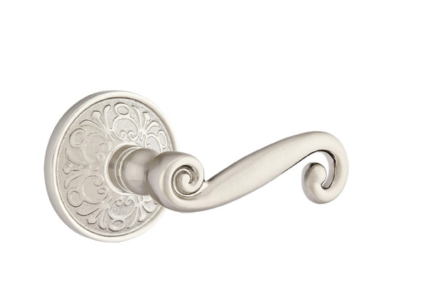 Emtek Rustic Lever with Lancaster Rosette