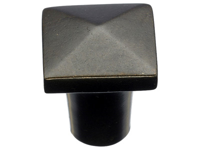 Top Knobs M1507 Aspen Square Knob 3/4 Inch Medium Bronze