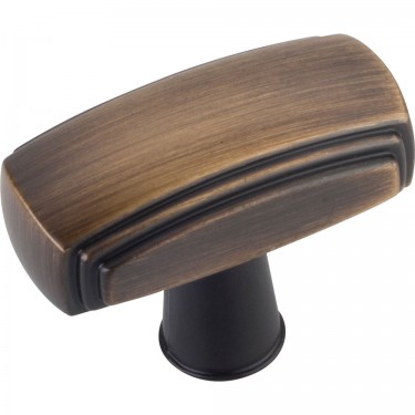Hardware Resources Delgado 1-9/16 Inch Cabinet Knob - Antique Brushed Satin Brass