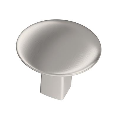 Amerock Riva 1-1/4 Inch cc Cabinet Knob Satin Nickel