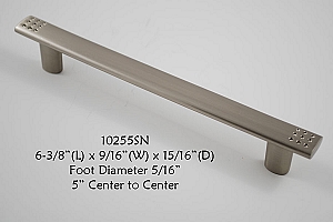 Residential Essentials 10255 Cabinet Pull in Satin Nickel