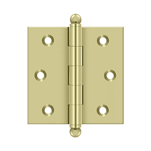 Deltana 2 1/2 Inch x 2 1/2 Inch Hinge, With Ball Tips Pair
