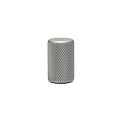 Century Echo Aluminum Knurled Knob in Matte Satin Chrome