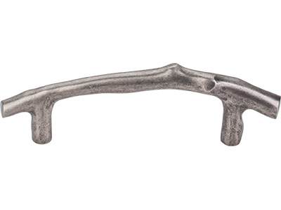 Top Knobs M1340 Aspen Twig 3 1/2 Inch CC Cabinet Pull Silicone Bronze Light