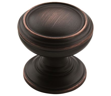 Amerock Revitalize 1 1/4 Inch Ring Round Cabinet Knob Oil-Rubbed Bronze