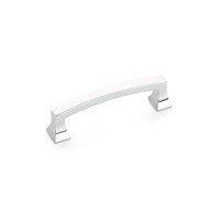 Schaub Menlo Park Arched Pull 3 1/2 inch cc Polished Chrome