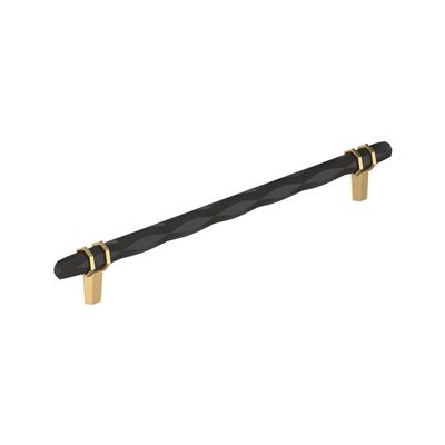 Amerock London 10-1/16 Inch cc Cabinet Pull Black Bronze/Champagne Bronze