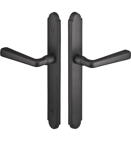Emtek Configuration 1 Sandcast Arched 1 1/2 Inch x11 Inch Multi Point Lock Trim Only
