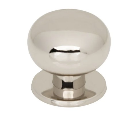 Top Knobs TK3330PN Lambert 1 1/4 Inch Knob Polished Nickel
