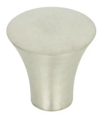 Atlas Homewares Fluted Knob 7/8 Inch Stainless Steel