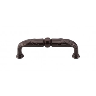 Top Knobs M937 Ribbon & Reed Drop Pull 3 3/4 Inch CC Oil Rubbed Bronze