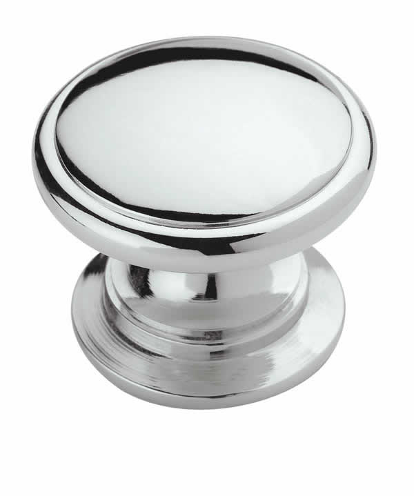 Amerock Allison Value 1 1/4 Inch Polished Chrome Cabinet Knob