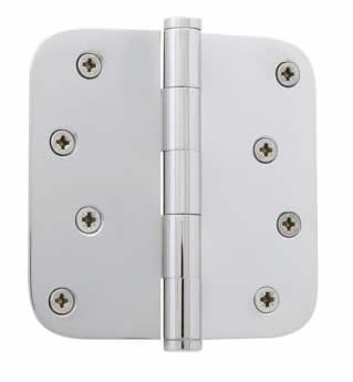 Grandeur 4 inch Button Tip Hinge with 5/8 Inch Radius Corners