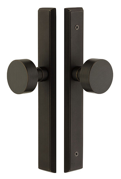 Emtek 11 Inch Sandcast Rectangular NON-KEYED Sideplate Lock for NON STANDARD Bore Hole