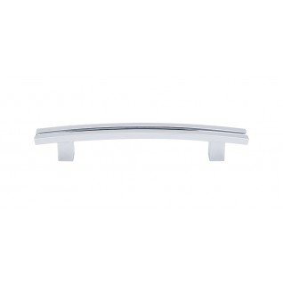 Top Knobs TK81PC Sanctuary I Inset Rail Pull 5 Inch CC Polished Chrome