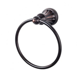 Top Knobs HUD5TB Hudson Towel Ring Tuscan Bronze