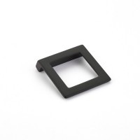 Schaub Finestrino 32mm CC Angled Square Cabinet Pull in Matte Black