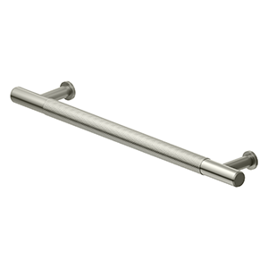 Deltana 6 1/2 Inch Center To Center Knurled Pull, Brushed Nickel