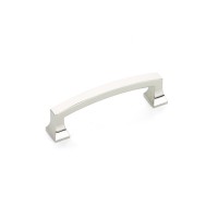 Schaub Menlo Park Arched Pull 3 1/2 inch cc Polished Nickel