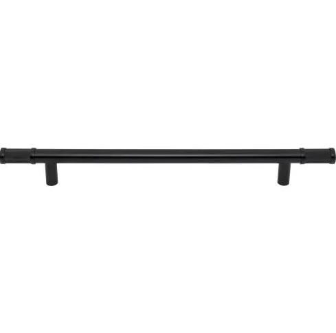 Top Knobs TK3238BLK Burnham Appliance Pull 12 Inch CC Flat Black