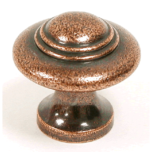 Top Knobs M15 Ascot Knob 1 1/4 Inch In Old English Copper