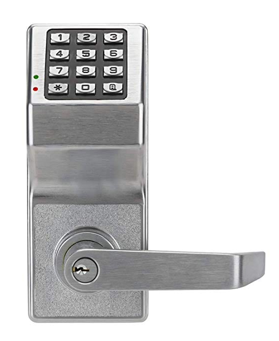 Alarm Lock DL2700 Weather Resistant Trilogy Electronic Digital Lever - Satin Chrome
