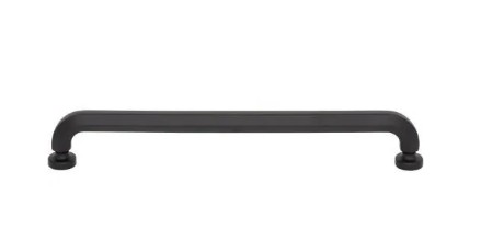 Top Knobs TK3324BLK Stanmore 7 9/16 Inch Pull Flat Black